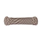 Cuerda de Nylon Paracord de 4 mm x 15 Metros Color Café Acabado Camuflaje