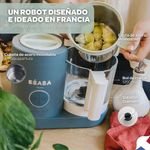 Procesador de Alimentos para Bebé 4 en 1 Neo Mineral con Recipiente de Vidrio e Inox Color Gris