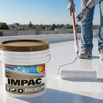 Impermeabilizante Acrílico IMPAC Premium Fibratado Aislante Térmico Galón Color Blanco