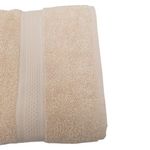 Toalla de Baño para Manos de Algodón Color Beige Ivory