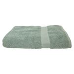 Toalla de Baño para Manos de Algodón Color Verde Musgo