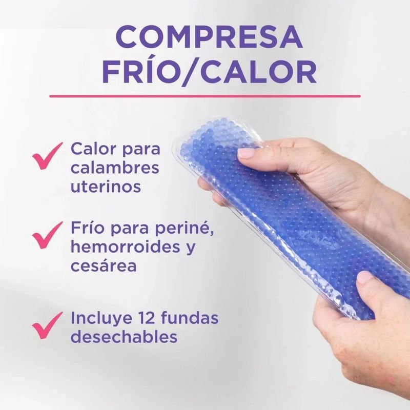 Compresas para Terapia Postparto en Frío y Caliente Reutilizables para Alivio y Recuperación