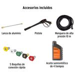 Hidrolavadora a Gasolina 2800 PSI con Motor de 4 Tiempos y Carro de Transporte