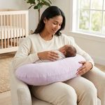 Almohada para Lactancia Boppy Rosada Tipo Dona de 48 cm