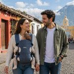 Cargador de Bebé Tipo Mochila Color Azul con Tirantes Acolchados