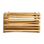 Maceta Colgante Cuadrada de Madera No. 14 para Decoración o Arreglos