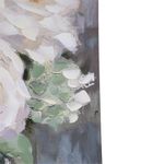 Cuadro Decorativo de Flores Blancas en Jarrón de 100 x 100 cm