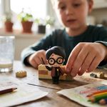 Micro Figura Sorpresa Harry Potter Magical Moments con Estuche - Presentación Surtida