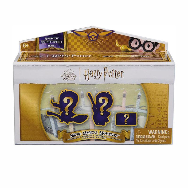 Set de 2 Micro Figuras Sorpresa Harry Potter Quidditch con Accesorio - Presentación Surtida