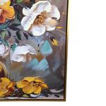 Cuadro Decorativo de Flores Amarillas con Marco Dorado de 82.5 x 122.5 cm