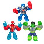 Figura Elástica Goo Jit Zu Marvel Infinity Armor de 4.5 Plg - Presentación Surtida