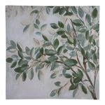 Cuadro Decorativo de Hojas de Eucalipto Cuadrado de 70 x 70 cm