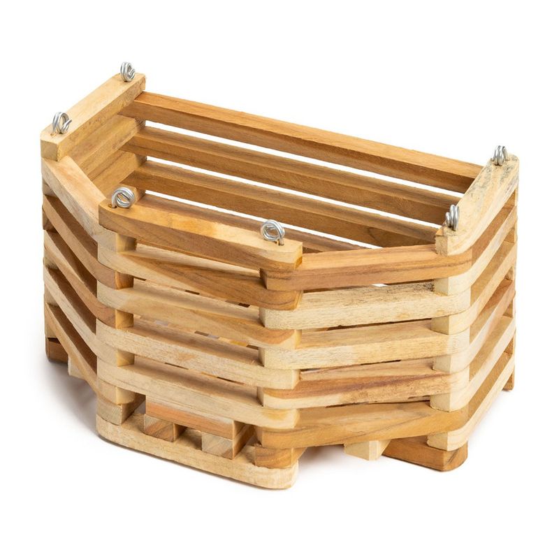 Maceta Colgante Hexagonal de Madera No. 10 para Decoración o Arreglos