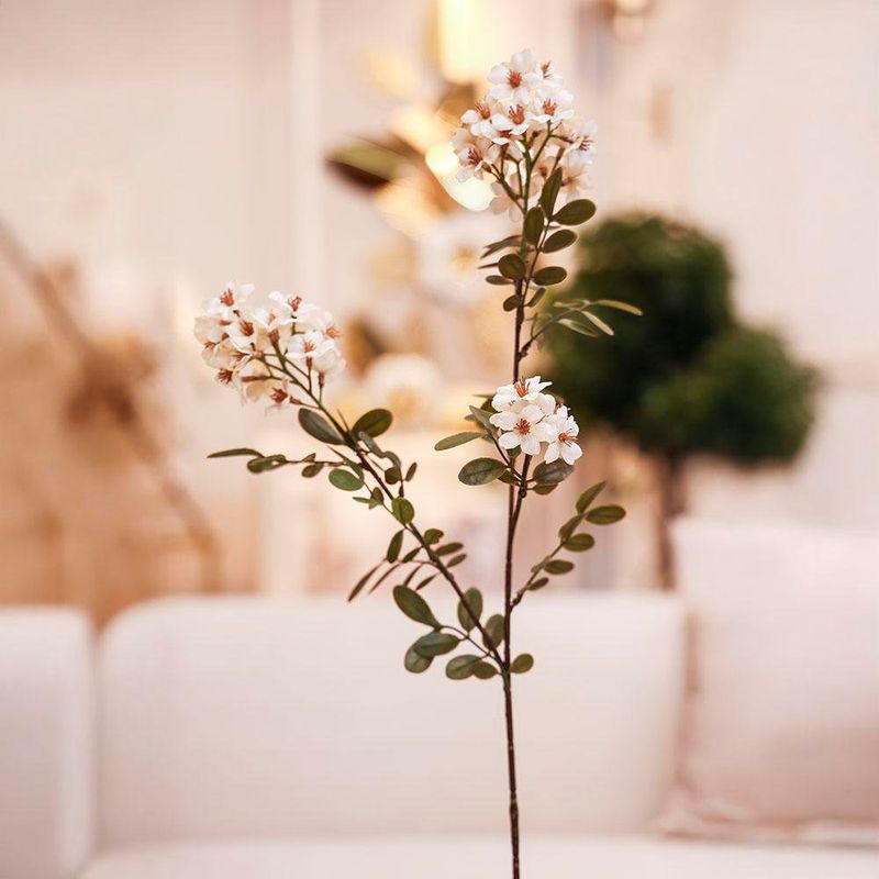 Jazmín Artificial Decorativo Blanco 66 cm