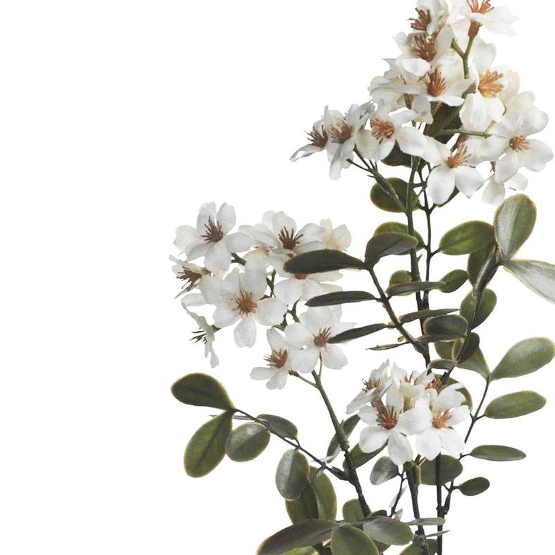 Jazmín Artificial Decorativo Blanco 66 cm