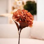 Hortensia Decorativa Artificial Color Naranja
