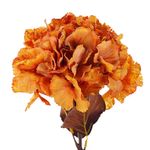 Hortensia Decorativa Artificial Color Naranja