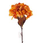 Hortensia Decorativa Artificial Color Naranja