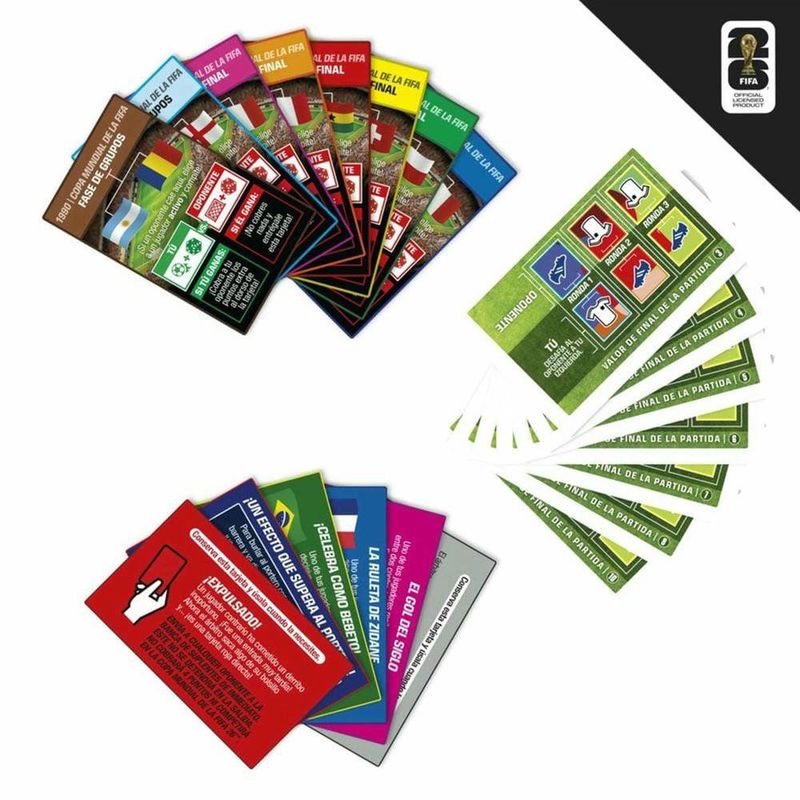 Juego de Mesa Monopoly Panini Prizm Copa Mundial de la FIFA con Cartas Coleccionables