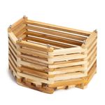 Maceta Colgante Hexagonal de Madera No. 12 para Decoración o Arreglos