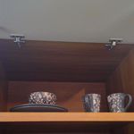 Mueble de Cocina Impera con 2 Puertas y 3 Gavetas 70 x 52 x 221 cm Café y Blanco