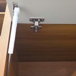 Mueble de Cocina Impera con 2 Puertas y 3 Gavetas 70 x 52 x 221 cm Café y Blanco