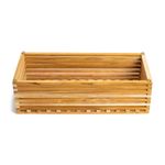 Maceta Colgante Rectangular de Madera No. 18 para Decoración o Arreglos