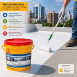 Impermeabilizante Acrilico Acril Techo Power 6 GT 1 Galón Color Blanco