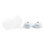 Extractor de Leche Eléctrico Doble Portátil Manos Libres de 150 mL Blanco
