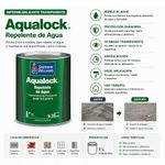 Repelente de Agua Transparente Aqualock Base Solvente de 1 Galón