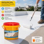 Impermeabilizante Acrilico Acril Techo Power 4 GT 1 Galón Color Blanco