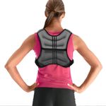Chaleco con Peso de 10 Libras Ajustable para Entrenamiento Negro y Gris