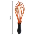 Batidor de Silicón Color Naranja