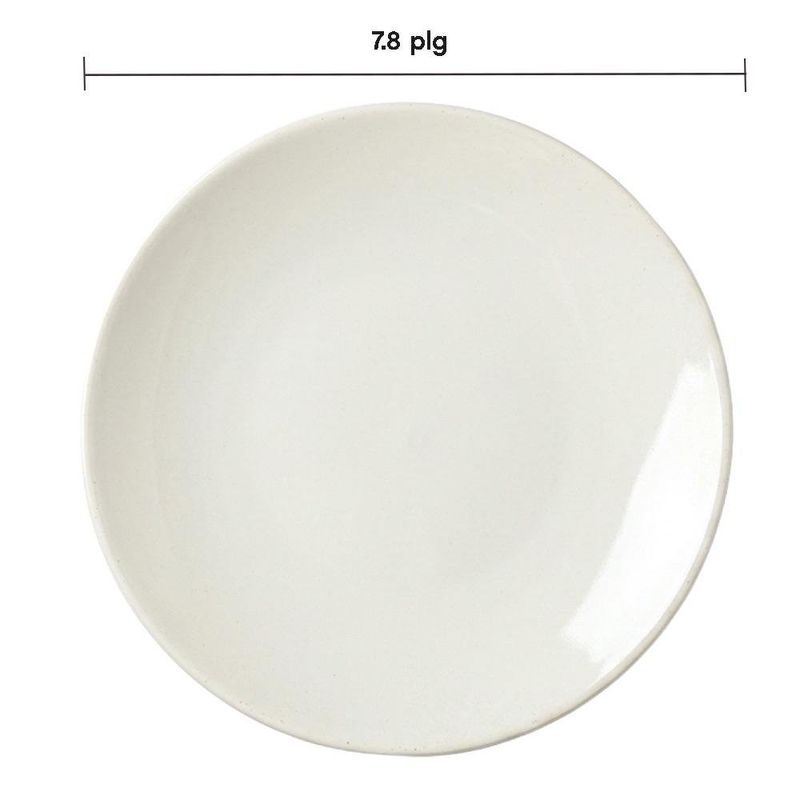 Plato para Postre de 7.8 Plg Color Crema