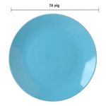 Plato para Postre de 7.8 Plg Color Turquesa