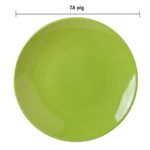 Plato para Postre de 7.8 Plg Color Verde