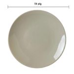 Plato para Postre de 7.8 Plg Color Gris pardo