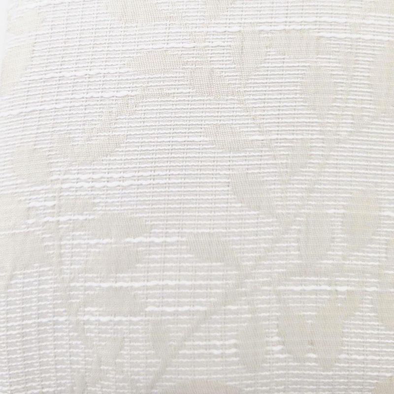 Cortina Jacquard de 140 x 229 cm Beige con Diseño Texturizado