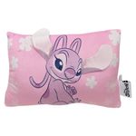 Almohada Infantil Decorativa 3D Angel Rosado de 21 x 30 cm Suave para Dormitorio