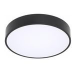 Plafón LED de Techo 24 W 3CCT Negro Diseño Redondo Integrado