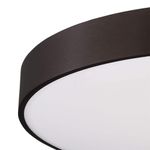 Plafón LED de Techo 24 W 3CCT Negro Diseño Redondo Integrado