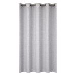 Cortina Jacquard de 140 x 229 cm Gris Oscuro con Diseño Texturizado