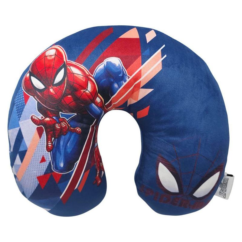 Cojín de Cuello Spider-Man Suave para Viaje y Descanso Color Azul