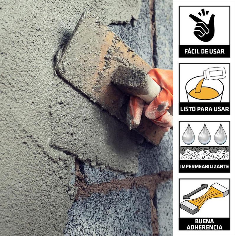Impermeabilizante Integral Sika-1 Líquido PET 5 L para Morteros