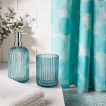 Set de 15 Piezas para Baño Color Celeste
