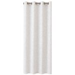 Cortina Jacquard de 140 x 229 cm Blanca con Diseño Texturizado