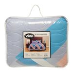 Set de Cubrecama Vibrant de Microfibra King Diseño Geométrico Multicolor