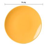 Plato para Postre de 7.8 Plg Color Amarillo