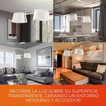 Lámpara Colgante LED 2 Pantallas de Acrílico Luz Cálida 24 W 1.20 Metros