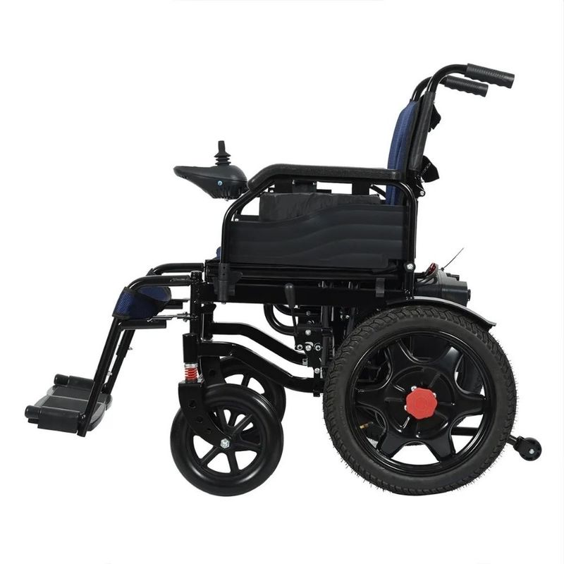 Silla de Ruedas Eléctrica Therarider con 2 Motores 250W 114 x 63 x 92 cm Azul Oscuro